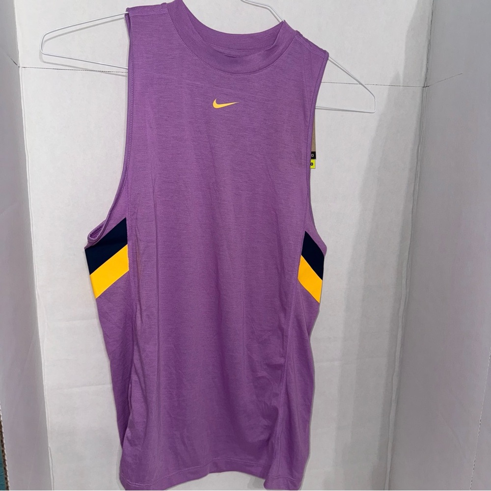 New Nike Dri-FIT Purple Training Gym Tank Top Size XS